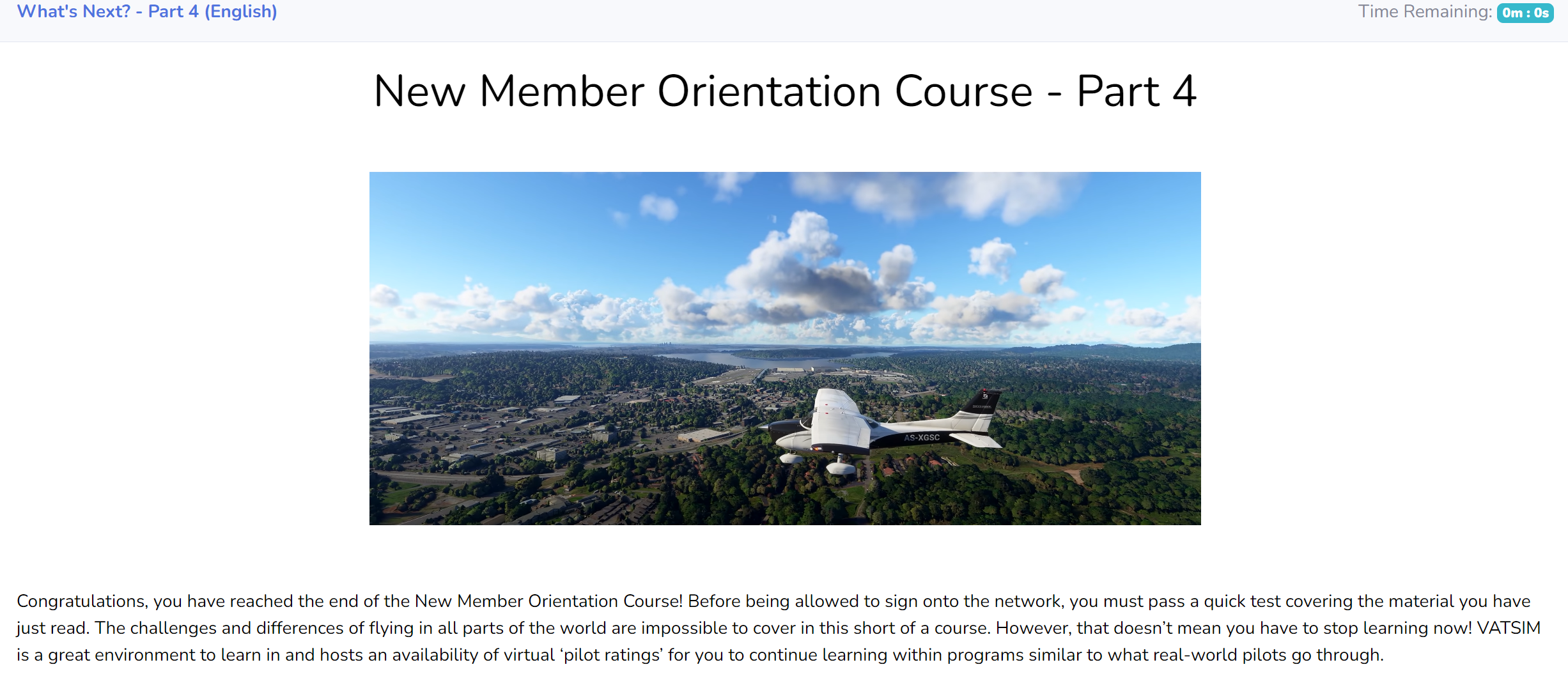 VATSIM New Member Onboarding Program